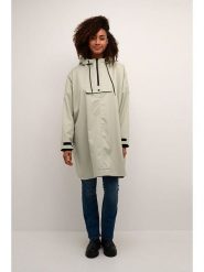 Cream Płaszcz przeciwdeszczowy w kolorze beżowym rozmiar: S/M. Brązowe kurtki przeciwdeszczowe damskie Cream, m, bez wzorów, sportowe. Za 252.99 zł.