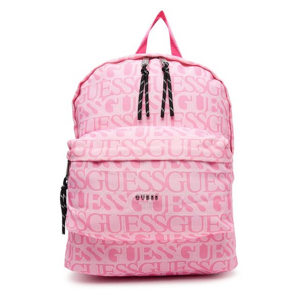 Plecak Guess. Czerwone plecaki damskie Guess, z aplikacjami, sportowe. Za 149.99 zł.