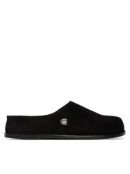 G-Star Raw Klapki LYLI-118913 Czarny. Czarne klapki damskie G-Star Raw, bez wzorów, ze skóry, bez obcasa. Za 399.99 zł.