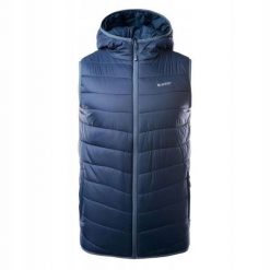 Kamizelka bezrękawnik męski Hi-Tec Sinlus - granatowa, Rozmiar XXXL. Brązowe kamizelki męskie Hi-tec, m. Za 149.99 zł.