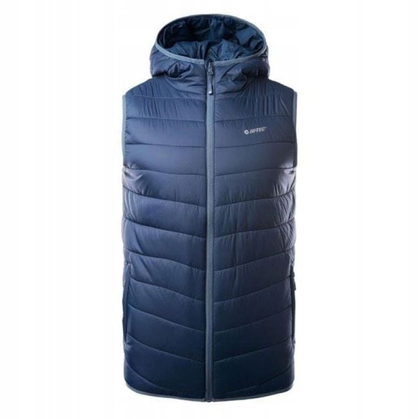 Kamizelka bezrękawnik męski Hi-Tec Sinlus - granatowa, Rozmiar XL. Brązowe kamizelki męskie Hi-tec, m. Za 149.99 zł.