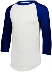Koszulka baseballowa 3/4 Augusta Sportswear Mouw 2.3 dla dorosłych. Niebieskie t-shirty damskie AUGUSTA SPORTSWEAR, s, bez wzorów, z bawełny, bez kołnierzyka. Za 129.95 zł.