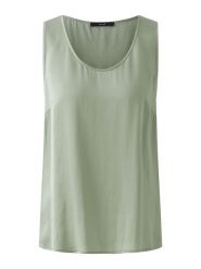Oui Top w kolorze zielonym rozmiar: 40. Zielone topy damskie Oui, s, bez wzorów, z wiskozy, bez kołnierzyka. Za 113.10 zł.