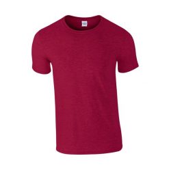 Koszulka Softstyle Dla Dorosłych Unisex. Czerwone bluzki damskie Gildan, s, bez wzorów, sportowe, bez kołnierzyka, bez ramiączek. Za 28.99 zł.