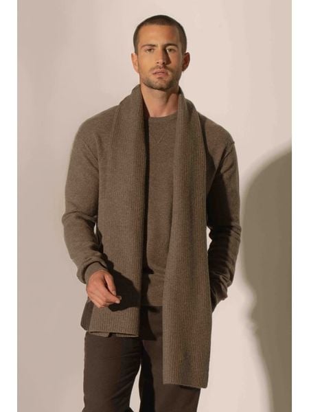 Perfect Cashmere Kaszmirowy szal "Louane" w kolorze jasnobrązowym - 180 x 30 cm rozmiar: onesize. Brązowe szaliki i kominy damskie Perfect Cashmere, bez wzorów, z kaszmiru. Za 413.99 zł.