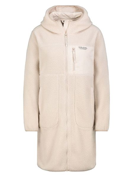 Sublevel Płaszcz polarowy w kolorze beżowym rozmiar: L. Brązowe płaszcze damskie Sublevel, l, bez wzorów, z polaru. Za 219.95 zł.