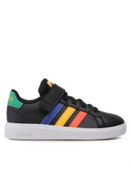 Adidas Sneakersy Grand Court Lifestyle Court HP8914 Czarny. Czarne trampki i tenisówki chłopięce Adidas, bez wzorów, z syntetyku, bez zapięcia. Za 119.99 zł.