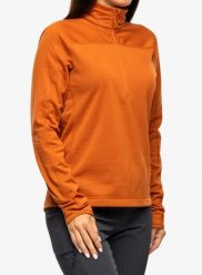 Bluza polarowa damska Fjallraven Abisko Lite Fleece Half Zip. Brązowe bluzy z kapturem damskie Fjällräven, xs, z materiału. Za 351.99 zł.