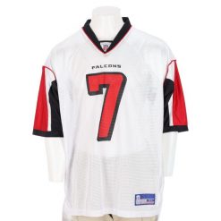 Męska biała koszulka NFL Atlanta Falcons. Białe t-shirty sportowe męskie Reebok, m, z jersey, bez ramiączek, do piłki nożnej. Za 170.36 zł.
