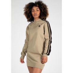 Isabella Sukienka bluzowa - Beżowy. Brązowe sukienki damskie GORILLA WEAR, m, bez wzorów, bez kołnierzyka, bez ramiączek. Za 255.00 zł.