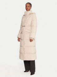 BOSS Płaszcz zimowy Pamaxi4 50546844 Beżowy Regular Fit. Brązowe płaszcze damskie Boss, na zimę, bez wzorów, z syntetyku. Za 1,899.00 zł.