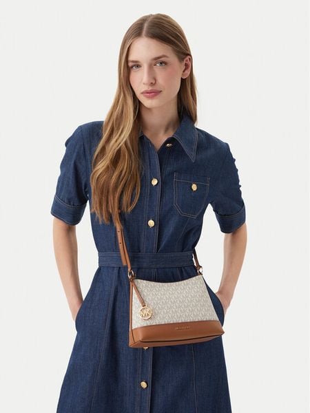 MICHAEL Michael Kors Torebka 32S6G3PC1B Écru. Białe listonoszki damskie MICHAEL Michael Kors, bez wzorów, ze skóry, bez dodatków. Za 949.99 zł.