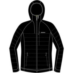 Kurtka z kapturem Silvini Rutor. Czarne kurtki męskie Silvini, bez wzorów, z puchu, z kapturem, narciarskie. Za 634.50 zł.