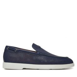 Lordsy Giuseppe Zanotti. Niebieskie mokasyny męskie GIUSEPPE ZANOTTI. Za 2,269.00 zł.