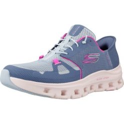 Buty Kobieta Skechers Glide-Step Pro niebieski. Niebieskie buty sportowe na co dzień damskie Skechers, bez wzorów. Za 387.99 zł.