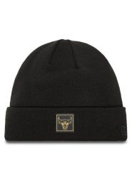 New Era Czapka Chicago Bulls Metallic Badge Cuff Knit 60424828 Czarny. Czarne czapki zimowe damskie New Era, z materiału. Za 119.99 zł.