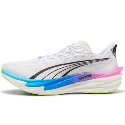 Puma Deviate Nitro 4 Buty Do Biegania Dorośli. Białe obuwie do biegania damskie Puma. Za 645.75 zł.