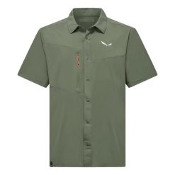 T-shirt Salewa PUEZ S/S. Fioletowe t-shirty męskie Salewa, s, bez wzorów, z elastanu, bez kołnierzyka. Za 374.00 zł.