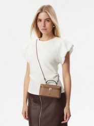 Furla Torebka Camelia Micro WE00625 HSF000 4489S Beżowy. Brązowe torebki klasyczne damskie Furla, bez wzorów, bez dodatków. Za 944.99 zł.