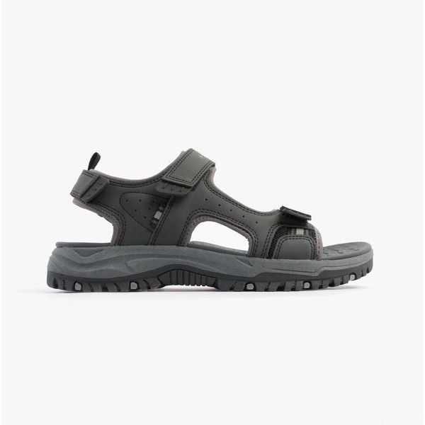 Sandały męskie SKECHERS Prewitt Rigdon. Czarne sandały męskie Skechers, bez zapięcia. Za 199.99 zł.