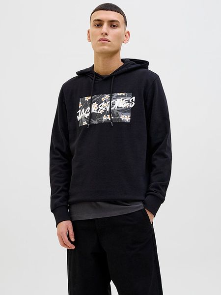 Jack & Jones Bluza "Hawaii" w kolorze czarnym rozmiar: M. Czarne bluzy z kapturem męskie Jack & Jones, m. Za 118.28 zł.