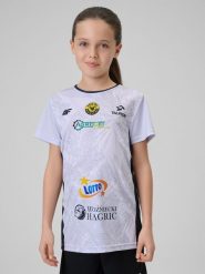 4F Koszulka meczowa replika domowa z sezonu 2025/26 dziecięca 4F x Sokół & Hagric Mogilno - czarna 98/104. Czarne koszulki dziewczęce 4f, l, bez wzorów, z materiału, bez ramiączek. Za 149.99 zł.