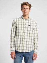 MESKA KOSZULA LEE LEE BUTTON DOWN ECRU 112363897. Koszule męskie Lee, m, bez wzorów, bez kołnierzyka, bez ramiączek. Za 169.99 zł.