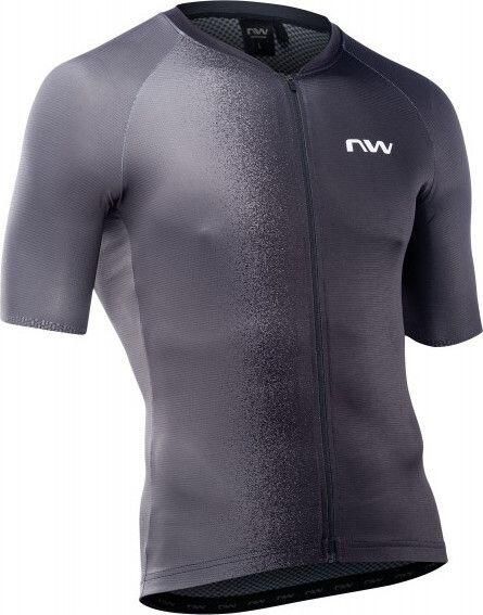 Koszulka rowerowa NORTHWAVE BLADE Jersey czarno szara. Czarne t-shirty sportowe męskie Northwave, m, z jersey, bez ramiączek, rowerowe. Za 165.00 zł.