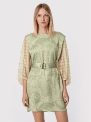 Ted Baker Sukienka koktajlowa Tahnya 261793 Zielony Regular Fit. Zielone sukienki damskie Ted Baker, bez wzorów, z syntetyku, wizytowe, bez kołnierzyka, bez ramiączek. Za 1,149.00 zł.
