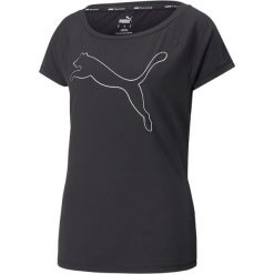 Koszulka fitness damska PUMA Train Favorite Jersey Cat. Czarne bluzki sportowe damskie Puma, s, z jersey, bez kołnierzyka, bez ramiączek. Za 103.05 zł.