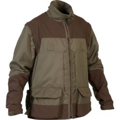 Kurtka outdoor Solognac 900. Brązowe kurtki męskie SOLOGNAC, l, bez wzorów, bez kaptura. W wyprzedaży za 179.99 zł.