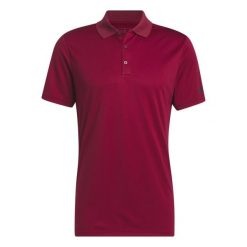 Koszulka polo z krótkim rękawem adidas Perf. Czerwone koszulki polo męskie Adidas, m, bez wzorów, bez ramiączek. W wyprzedaży za 187.00 zł.