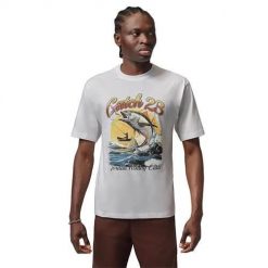 Koszulka sportowa męska Nike IF3057100. Białe t-shirty sportowe męskie Nike, m, z bawełny, bez ramiączek, trekkingowe. Za 231.00 zł.