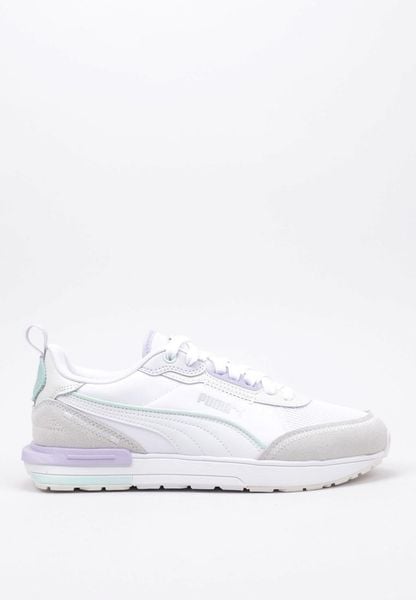Damskie trampki na co dzień Puma R22 Beżowy. Brązowe kapcie damskie Puma, z materiału. Za 340.55 zł.