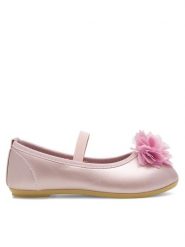 Nelli Blu Baleriny CF2685-2 Różowy. Czerwone baleriny dziewczęce Nelli Blu, bez wzorów, ze skóry. Za 59.99 zł.