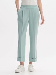 OPUS Spodnie w kolorze błękitnym rozmiar: 34. Niebieskie spodnie materiałowe damskie Opus, bez wzorów, z materiału. Za 143.99 zł.