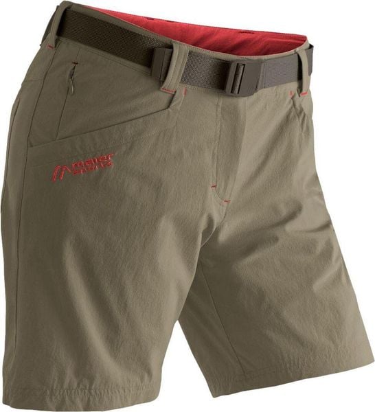 Damskie spodenki turystyczne Maier Sports Lulaka. Brązowe szorty damskie Maier Sports, bez wzorów, z materiału. Za 378.00 zł.
