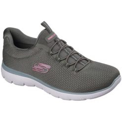 Buty sportowe damskie Skechers Summits summer Blush. Szare buty sportowe na co dzień damskie Skechers, bez wzorów. Za 390.00 zł.