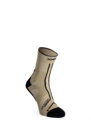 Skarpety biegowe X-Socks Trailrun Terraskin Expert Crew. Brązowe skarpetki męskie X-Socks, bez wzorów, z materiału. Za 170.49 zł.