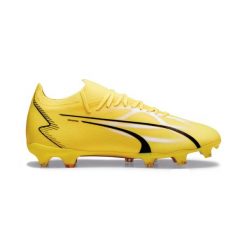 Buty piłkarskie Puma Ultra Match FG/AG. Białe buty fitness męskie Puma, do piłki nożnej. Za 306.75 zł.