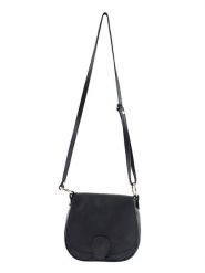 Mila Blu Skórzana torebka w kolorze czarnym - 19 x 17 x 6 cm rozmiar: onesize. Czarne torebki klasyczne damskie Mila Blu, bez wzorów, z materiału, bez dodatków. Za 249.95 zł.