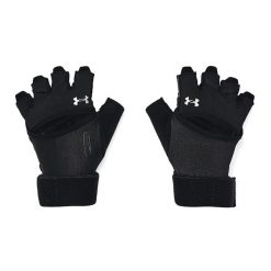 Rękawiczki treningowe damskie Under Armour M'S Weightlifting. Czarne rękawiczki damskie Under Armour, bez wzorów. Za 109.99 zł.