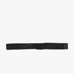Pasek Swedemount Stretch Belt. Czarne paski męskie SWEDEMOUNT, bez wzorów, z tkaniny. Za 59.99 zł.