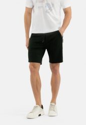 Szorty dresowe, Regular Fit, M-TRIX. Zielone szorty męskie Volcano, z bawełny, bez kołnierzyka. Za 119.99 zł.