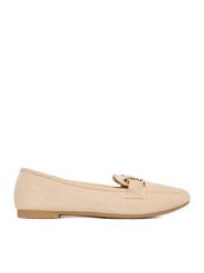 DeeZee Lordsy LE601-42 Beżowy. Brązowe mokasyny damskie DeeZee, z materiału. Za 79.99 zł.