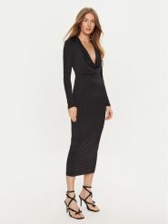 Bardot Sukienka koktajlowa Lorel 59613DB Czarny Slim Fit. Czarne sukienki damskie BARDOT, s, bez wzorów, z syntetyku, wizytowe, bez kołnierzyka, bez ramiączek. Za 249.99 zł.