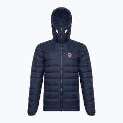 Kurtka puchowa męska Fjällräven Expedition Pack Down Hoodie. Niebieskie kurtki męskie Fjällräven, m, bez wzorów, z puchu, sportowe, bez kaptura. Za 1,179.00 zł.