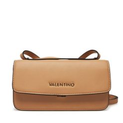 Torebka Valentino. Brązowe listonoszki damskie Valentino, bez wzorów, bez dodatków. Za 279.99 zł.