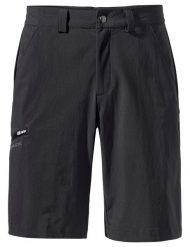 Spodenki męskie Farley Stretch Bermuda II. Czarne szorty męskie Vaude, z materiału, bez kołnierzyka. Za 389.00 zł.
