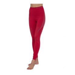 Legginsy damskie termoaktywne Brubeck DRY. Czerwone bielizna termoaktywna damska Brubeck, bez wzorów, z elastanu. Za 129.99 zł.